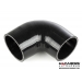 4-Ply Silicone 90° Reducer  2.75" to 2.5" - Black by SILA Concepts